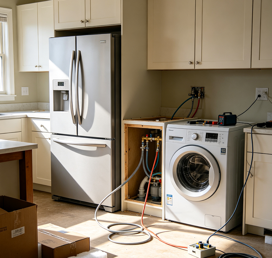 Appliance Utility Pre-Installation and Connection Service
