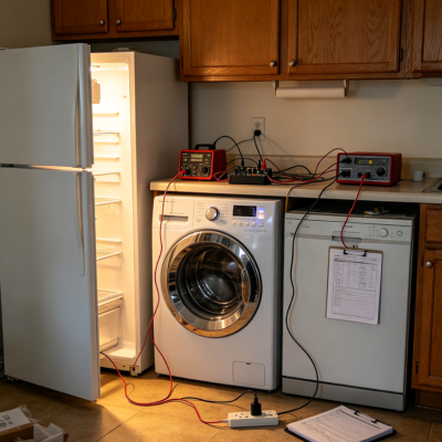 Large Appliance Delivery and Power-On Testing Package