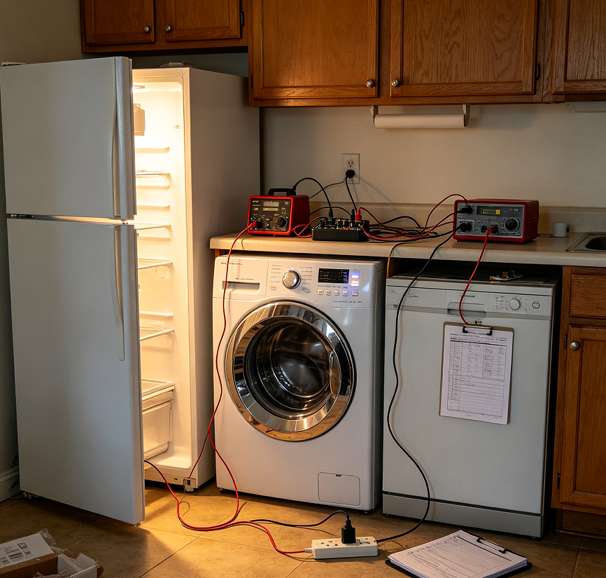 Large Appliance Delivery and Power-On Testing Package