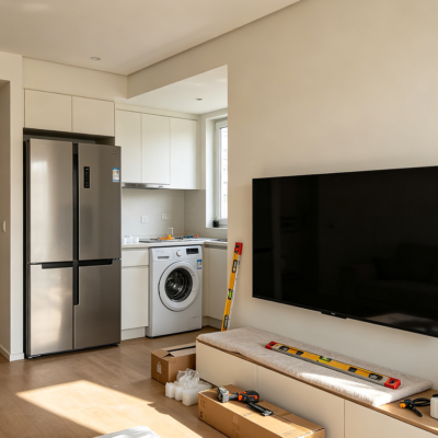 Customized Appliance Positioning and Commissioning Service
